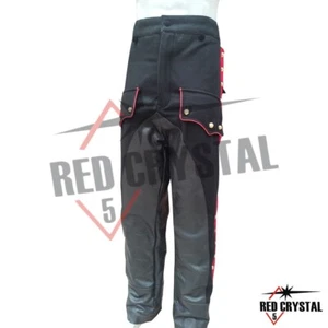 New 1er Empire Wool Black With Red Charivari Hussar Military Trouser Fast Ship - Picture 1 of 5