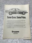 FIRESTONE F 100 RADIALS 1969 POSTER ADVERT READY TO FRAME A4 SIZE FILE T