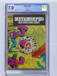 Metamorpho # 1 CGC 7.0, Danish Version - 3rd app of Metamorpho, Superman movie! - Picture 1 of 5