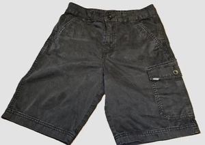Vans Boys Cargo Shorts Size 16 Black  Preowned - Picture 1 of 5