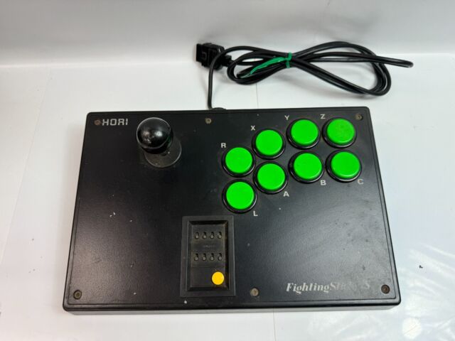 HORI Fighting Stick SS HSS-07 Sega Saturn Controller Boxed tested-d101 –  Hakushin Retro Game shop