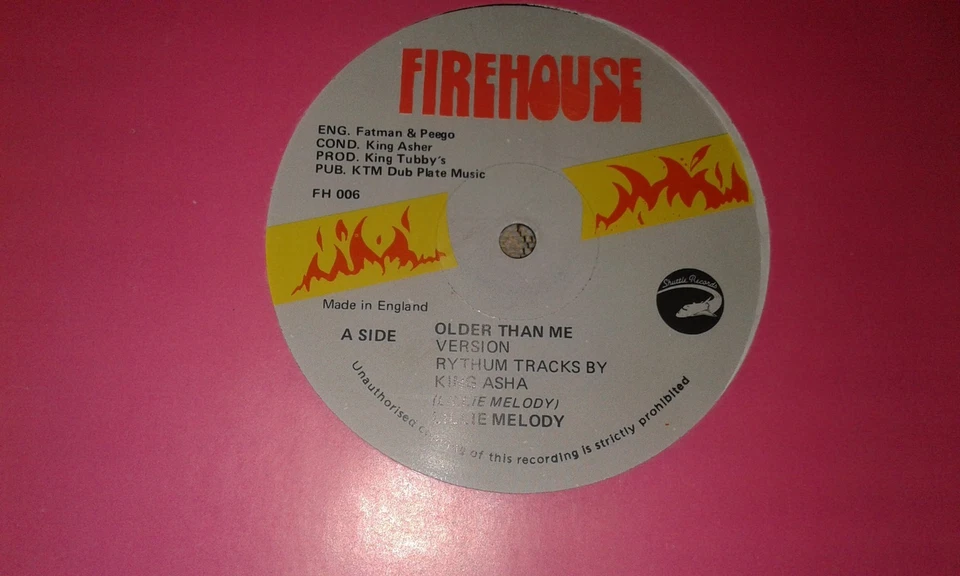 Lillie Melody , Older Than Me, Pressure Me , 12" FireHouse Label  - Image 1 of 1