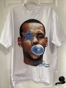 Camiseta Game Changer ALLSTAR BRON Para Hombre XL Blanca LeBron James Cabra Doble Cara Usada en Excelente Condición - Imagen 1 de 5