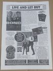 James Bond 007 newsletter LIVE AND LET BUY Collector's Club RARE Brosnan Connery