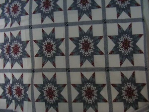 Wall Hanging, "Starlast Slate & Burgundy", 30" x 24" - Picture 1 of 1