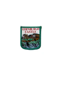 Edinburgh Castle Reise Aufbügeln oder Aufnähen Reise Patch 80er Größe 2,5" x 3" -B8 - Bild 1 von 2