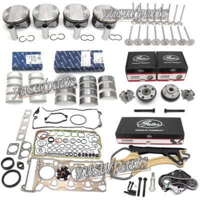 Kit de juntas de pistones de reconstrucción de motor para BMW 318i 520i X3 E60 E90 E85 E87 N46 2,0 L Foto 1 de 4