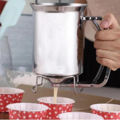 Pancake Batter Dispenser- Holds 3 Cups of Batter-For Baking Muffins And Cupcakes