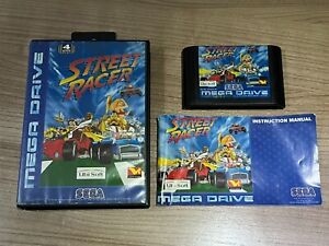 Jeu Sega Mega Drive - STREET RACER - Complet Rétro Rare Collection