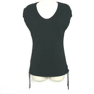 New York & Co Knit Top Sweater Women Size XS Black SILK Blend Sleeveless NEW - Picture 1 of 7