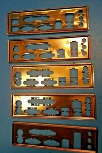 Pick Any One: RJ45 Ethernet Vertical Audio ATX Motherboard I/O Shield Backplate - Picture 1 of 1