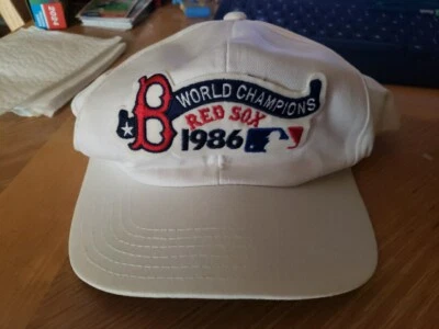 1986 World Champions Boston Red Sox Men's Snapback Cap MLB Baseball Hat Rare! - Image 1 of 4
