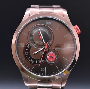 CHILLI BEANS Limited Edition Day Date Watch Rose Gold Tone 040 / 108 NEW BATTERY - Picture 1 of 7