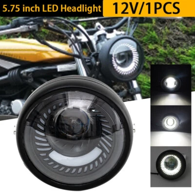 Faro LED Espiral Blanco 6.5" Moto con Soporte Universal Se Adapta a Moto Foto 1 de 4