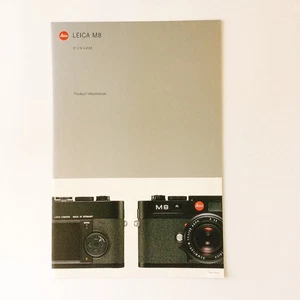 Leica M8 Product Infomattion & Tecnical Date Japanese Brocher Published in 2006 - Picture 1 of 8