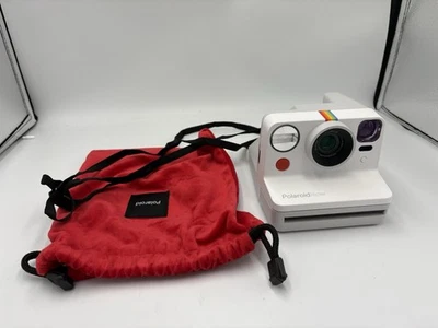 Polaroid Now ­White Instant Camera i-Type + Official Red Velvet Bag - VGC - Image 1 of 4