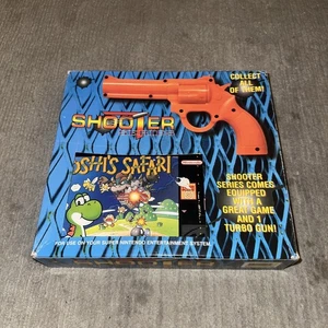 SEHR SELTEN Shooter Serie Yoshi’s Safari CIB Big Box Set Super Nintendo - Bild 1 von 21