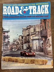 ROAD & TRACK Car Magazine AUGUST 1967 Alfa Romeo Racing Ferrari Porsche Fiat - Bild 1 von 9