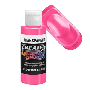 2oz Createx Flamingo Pink Transparent 5121 - 2Z Airbrush Paint Color - Picture 1 of 1