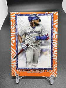Vladimir Guerrero Jr. 2022 Topps Rip ORANGE Parallel #'d 57/75 RIPPED