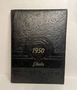1950 ELBALA Elba AL Alabama School Yearbook Annual High Junior Elementary Black - Picture 1 of 12
