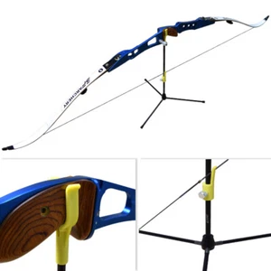 New Bow Stand Recurve Bows Holder Easy Carry Hunting Shooting Outdoor Sport - Picture 1 of 6