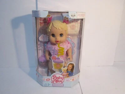 Brand New Sealed Rare Hasbro 2008 Baby Alive Sip N Slurp Doll - Image 1 of 4