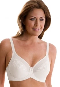 46F Elila Embroidered Microfiber Underwire Bra 2301 - Picture 1 of 5
