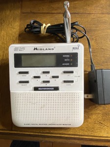 Midland Wr100 Weather Alert Radio - White