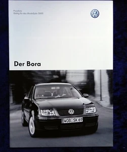 VW Bora Preisliste v. 22.04.2004 Modelljahr 2005 - Picture 1 of 1