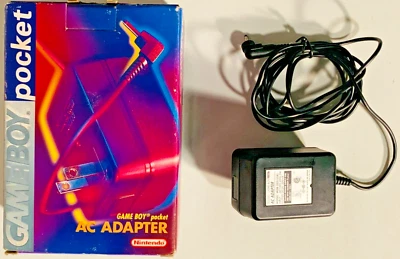 Adaptador de CA de bolsillo oficial Nintendo Gameboy 1996 y caja MGB-005 ¡RARO! ¡FUNCIONA!! Foto 1 de 4