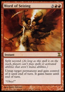Word of Seizing ~ Near Mint Time Spiral MTG Magic UltimateMTG Red Card - Picture 1 of 1