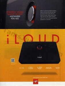 2014 iLoud Portable Bluetooth Speaker Music Great Old PRINT AD Decor Idea (2984) - Picture 1 of 1