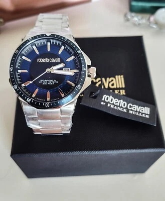 Rare SWISS MADE by Franck Muller for Roberto Cavalli Men's Quartz Luxury Watch - Image 1 of 4