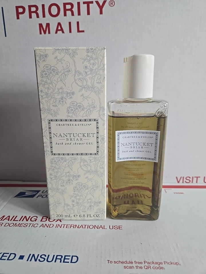 Crabtree & Evelyn Nantucket Briar Bath and Shower GEL 200ml 6.8 FL Oz