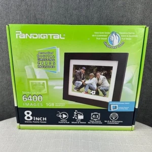 Pandigital Photo Frame 8 inch 1GB of Storage and 6400 Image Capacity - Picture 1 of 13