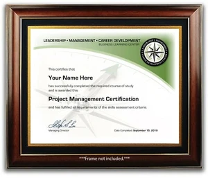 Project Management Certificate / Diploma Training Course OFFiCE Decor - Bild 1 von 2