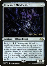 1X Distended Mindbender - Eldritch Moon Promos - FOIL NM/EX MTG CARD
