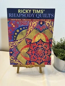 Rhapsody Quilts by Ricky Tims Softcover Book Sewing Unique Quilting Ideas - Picture 1 of 5