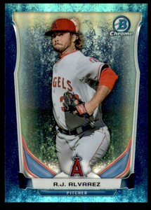 2014 Bowman Chrome Prospects Series 2 Bubble Refractors #BCP21 R.J. Alvarez /99