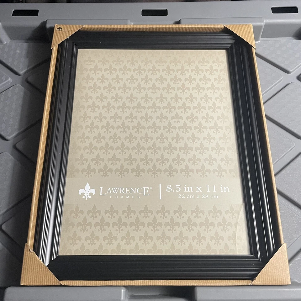 "Marcos Lawrence 8,5"" X 11"" Estilo Número 535481 Negro Hecho en China Totalmente Nuevos"  Foto 1 de 4