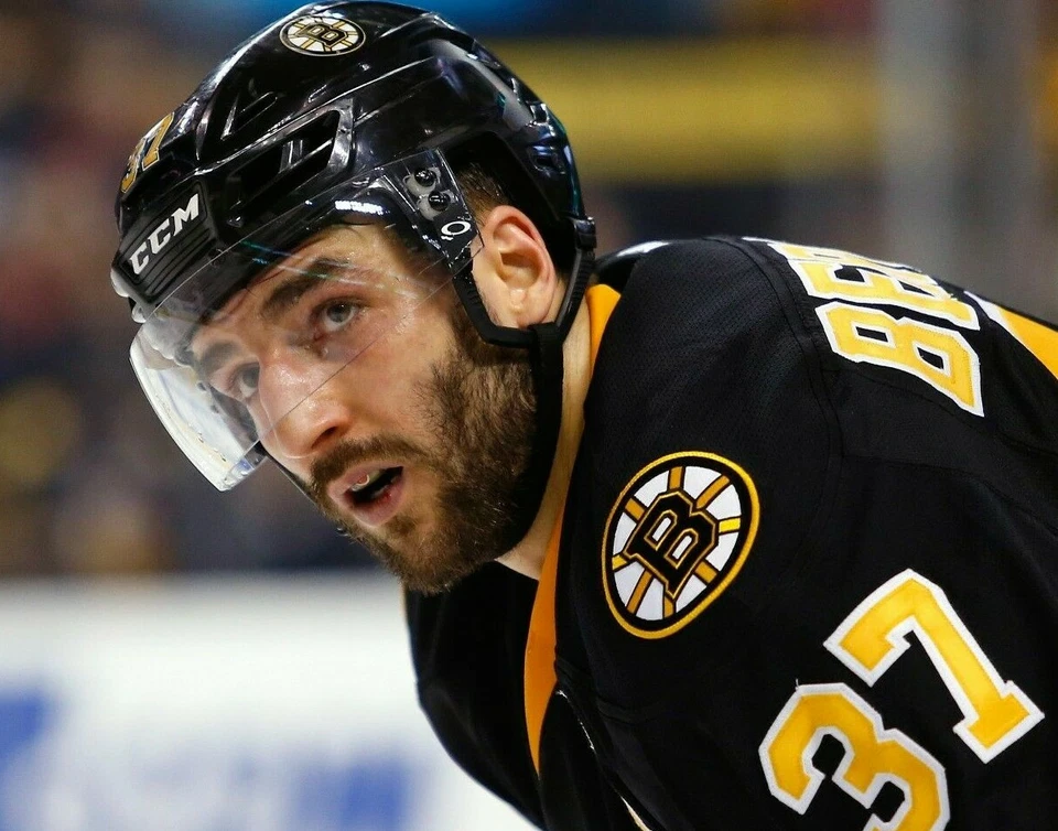 Foto de Patrice Bergeron Boston Bruins 8x10 sin firmar (E) Foto 1 de 1