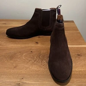 NEW Ben Sherman Monroe Brown Sueded Leather Pull On Chukka Boots Size 11.5D - Picture 1 of 11