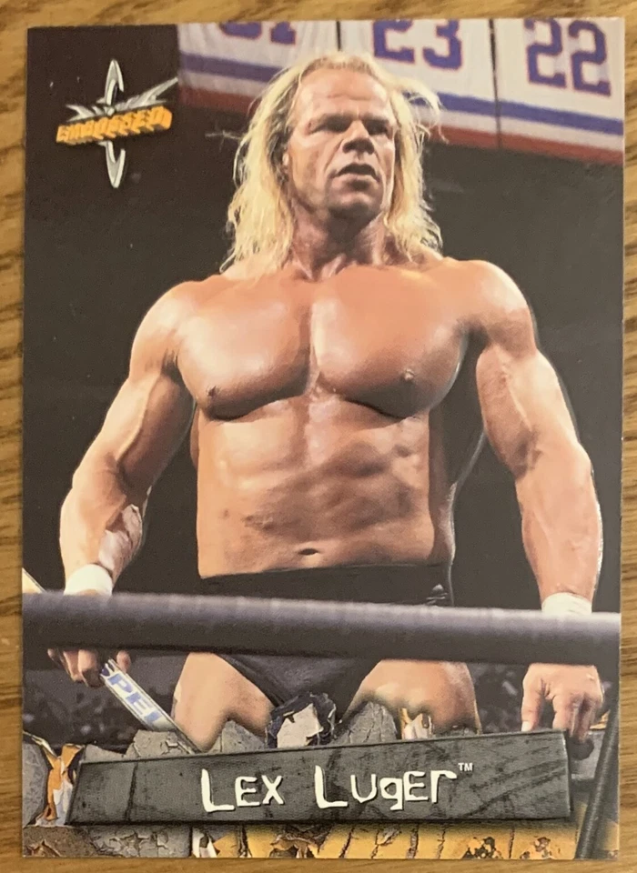 LEX LUGER, 1999 TOPPS WCW EMBOSSED CARD, EXCELLENT CONDITION ! WOW ! - Image 1 of 1