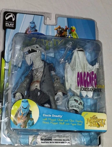 MUPPETS SHOW MISP Exclusive UNCLE DEADLY Jim Henson TV Action Figure GLOW DARK Cover