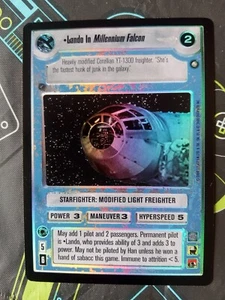 Star Wars CCG Reflections II Lámina Lando en Halcón Milenario - Imagen 1 de 1