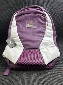 Nike Air Jordan Retro 12 Xll Mochila Bolso para Laptop Burdeos/Blanco (9A1773-P3G) Nuevo - Imagen 1 de 14