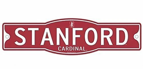Stanford Cardinal 4" x 17" Street Sign NCAA - Image 1 of 1