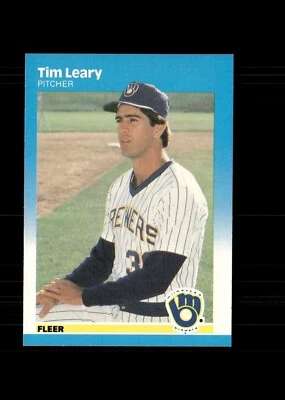 1987 Fleer - Tim Leary #348 - Image 1 of 2