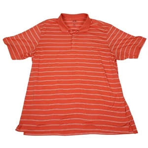Adidas Golf Puremotion 2XL Orange / Salmon Short Sleeve Polo Shirt - Picture 1 of 7